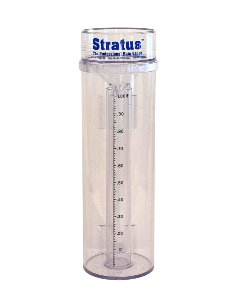 Stratus Precision Rain Measurement Gauge with Mounting Bracket – 14-inch Professional Instrument