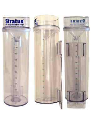 Stratus Precision Rain Measurement Gauge with Mounting Bracket – 14-inch Professional Instrument