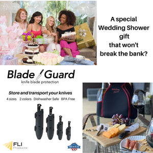 BladeGuard Knife Blade Cover Non-Slip Dishwasher Safe Sheath 6in