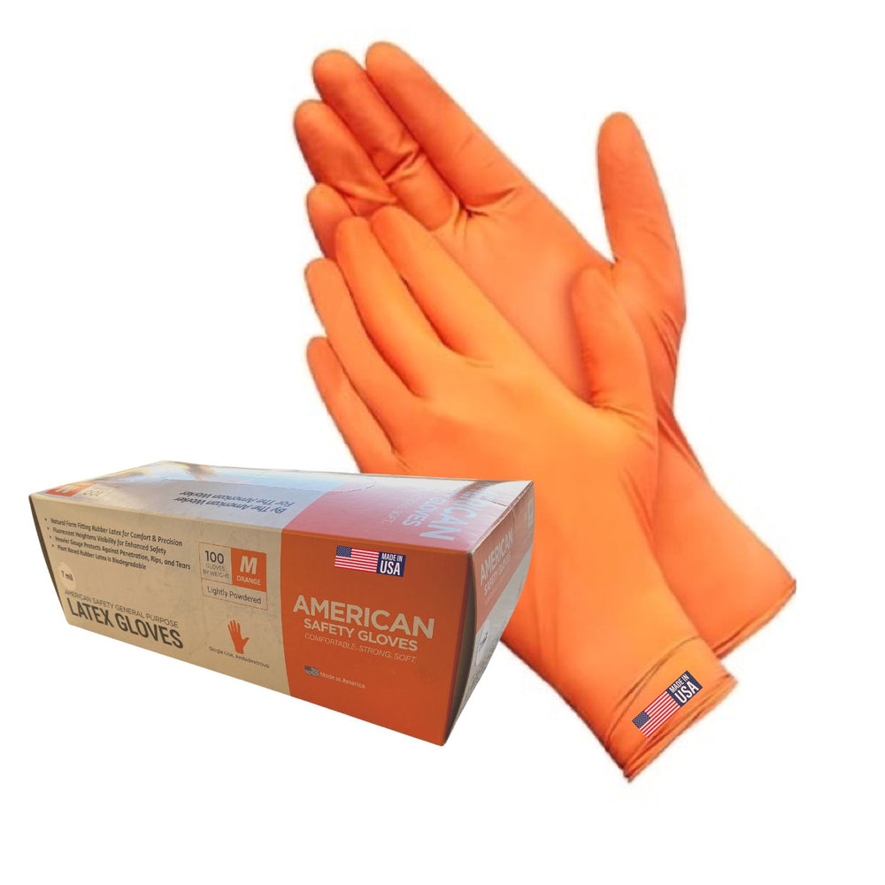 100 Count] Nitrile Disposable Plastic Gloves - 4 Mil., Latex Free and  Rubber F