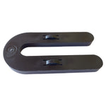 Glazelock Interlocking Shim 3", U -shaped Horseshoe Plastic  3"L  x 1-1/2"W with 1/2" Slot