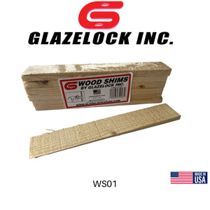 Prescored Wood Shim - Glazelock Shims